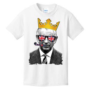 Funny Party King Coronation Prince King Charles Kids T-Shirt