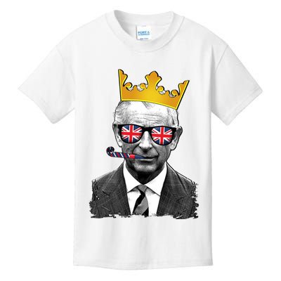 Funny Party King Coronation Prince King Charles Kids T-Shirt