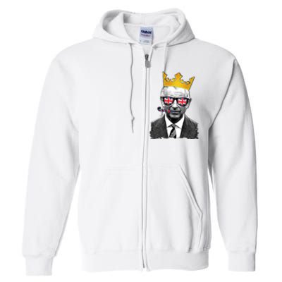 Funny Party King Coronation Prince King Charles Full Zip Hoodie