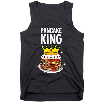 Funny Pancake King Design For Pancake Lover Tank Top