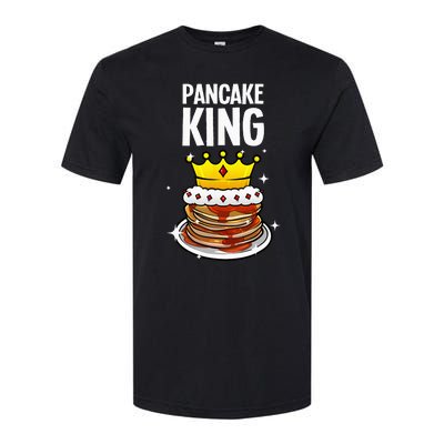 Funny Pancake King Design For Pancake Lover Softstyle CVC T-Shirt