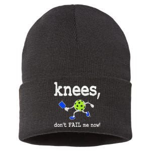 Funny Pickleball Knees DonT Fail Me Now Pickleball Sustainable Knit Beanie