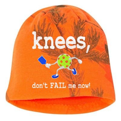 Funny Pickleball Knees DonT Fail Me Now Pickleball Kati - Camo Knit Beanie