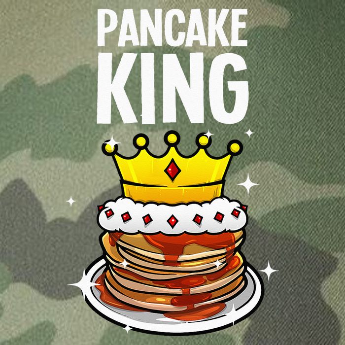 Funny Pancake King Design For Pancake Lover Legacy Tie Dye Trucker Hat