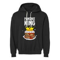Funny Pancake King Design For Pancake Lover Garment-Dyed Fleece Hoodie