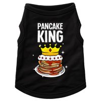Funny Pancake King Design For Pancake Lover Doggie Tank