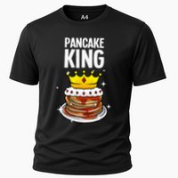 Funny Pancake King Design For Pancake Lover Performance Shirt