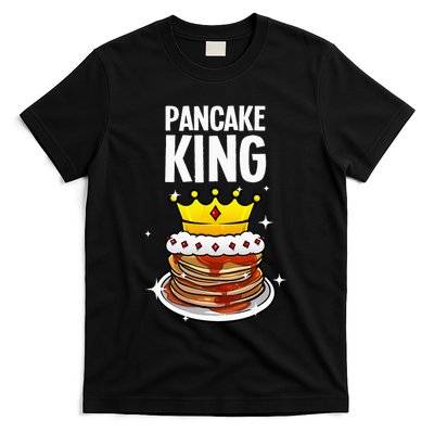 Funny Pancake King Design For Pancake Lover T-Shirt