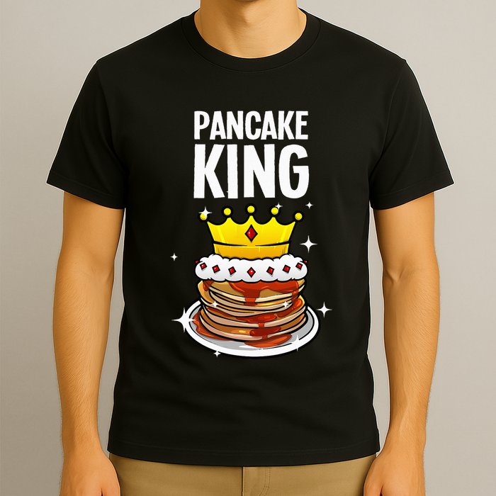 Funny Pancake King Design For Pancake Lover T-Shirt