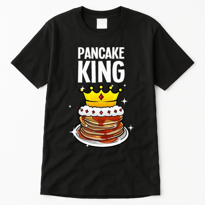 Funny Pancake King Design For Pancake Lover Tall T-Shirt