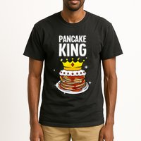 Funny Pancake King Design For Pancake Lover Tall T-Shirt
