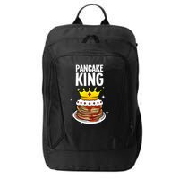 Funny Pancake King Design For Pancake Lover City Backpack