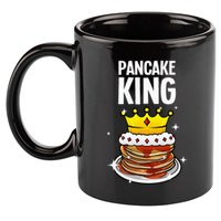 Funny Pancake King Design For Pancake Lover 11oz C Handle Ceramic Mug