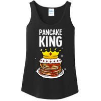 Funny Pancake King Design For Pancake Lover Ladies Essential Tank