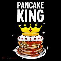 Funny Pancake King Design For Pancake Lover Sustainable Beanie