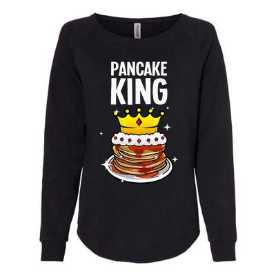 Funny Pancake King Design For Pancake Lover Womens California Wash Sweatshirt