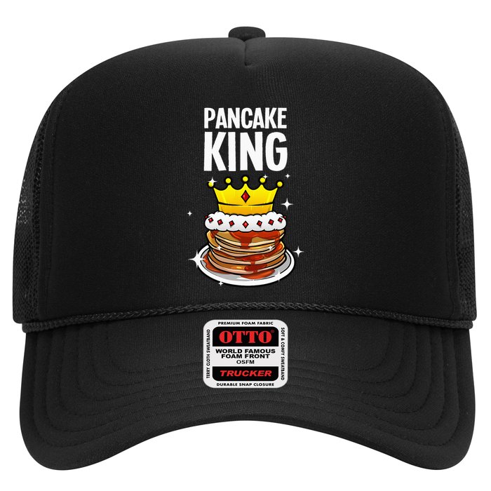 Funny Pancake King Design For Pancake Lover Trucker Hat