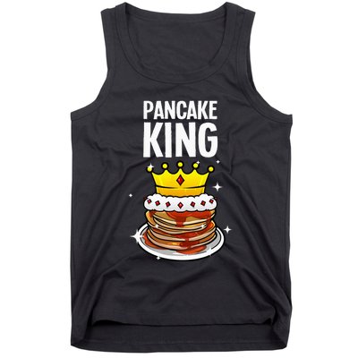 Funny Pancake King Design For Pancake Lover Tank Top