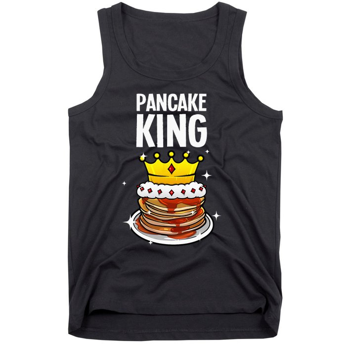 Funny Pancake King Design For Pancake Lover Tank Top