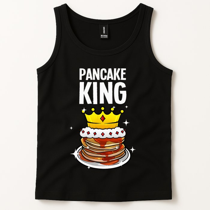 Funny Pancake King Design For Pancake Lover Tank Top