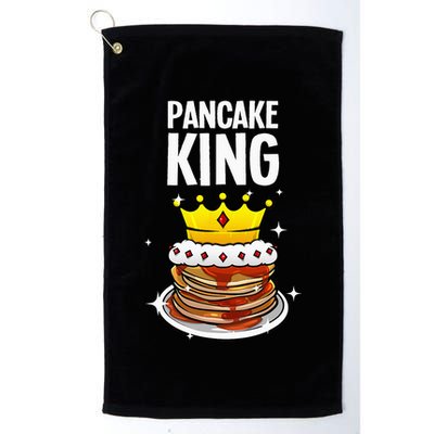Funny Pancake King Design For Pancake Lover Golf Towel
