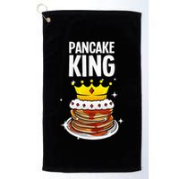 Funny Pancake King Design For Pancake Lover Golf Towel