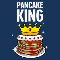 Funny Pancake King Design For Pancake Lover Infant Baby Jersey Bodysuit