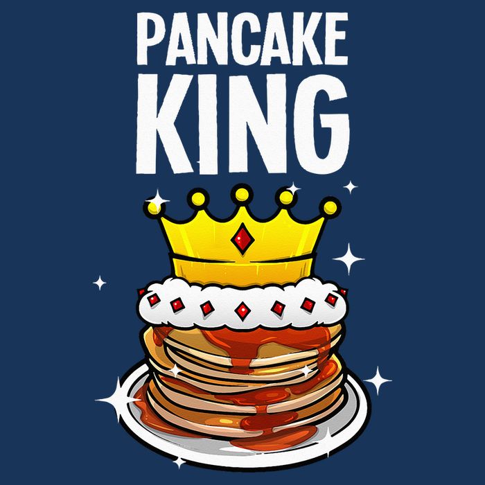 Funny Pancake King Design For Pancake Lover Infant Baby Jersey Bodysuit