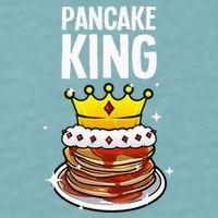 Funny Pancake King Design For Pancake Lover Sueded Cloud Jersey T-Shirt