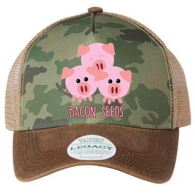 Funny Paleo Keto Bacon Seeds Three Pigs Legacy Tie Dye Trucker Hat