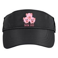 Funny Paleo Keto Bacon Seeds Three Pigs Adult Drive Performance Visor