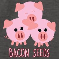Funny Paleo Keto Bacon Seeds Three Pigs Vector Backpack