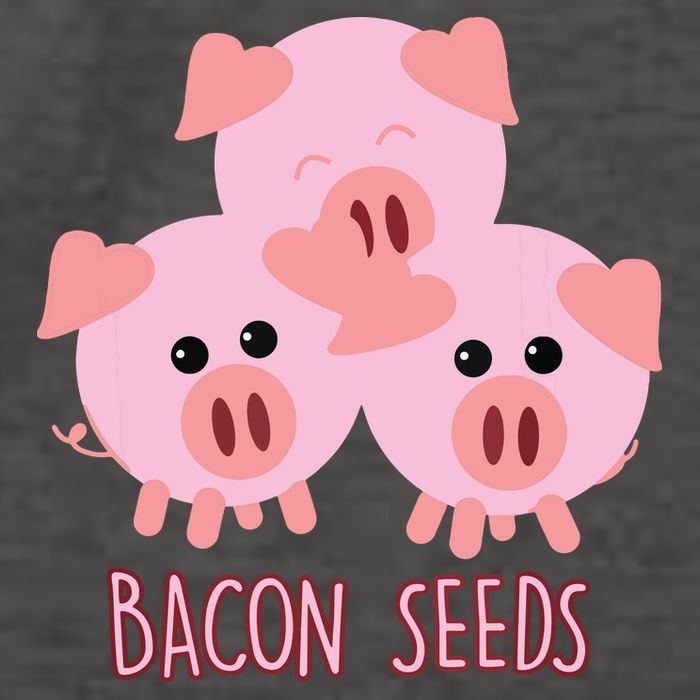 Funny Paleo Keto Bacon Seeds Three Pigs Vector Backpack