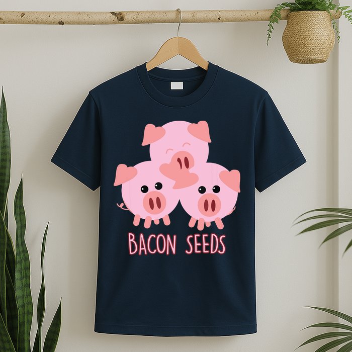 Funny Paleo Keto Bacon Seeds Three Pigs T-Shirt