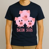 Funny Paleo Keto Bacon Seeds Three Pigs T-Shirt