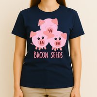 Funny Paleo Keto Bacon Seeds Three Pigs T-Shirt