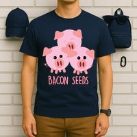 Funny Paleo Keto Bacon Seeds Three Pigs T-Shirt