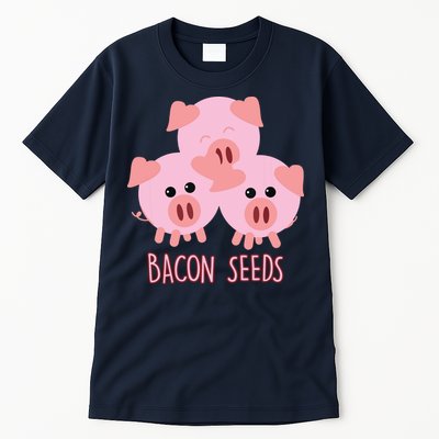 Funny Paleo Keto Bacon Seeds Three Pigs Tall T-Shirt