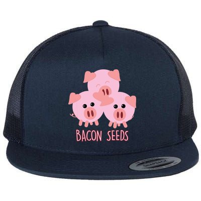 Funny Paleo Keto Bacon Seeds Three Pigs Flatbill Hat