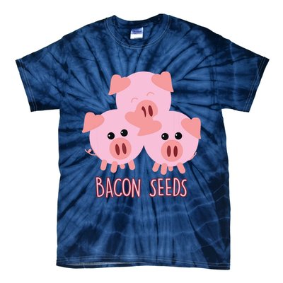Funny Paleo Keto Bacon Seeds Three Pigs Tie-Dye T-Shirt