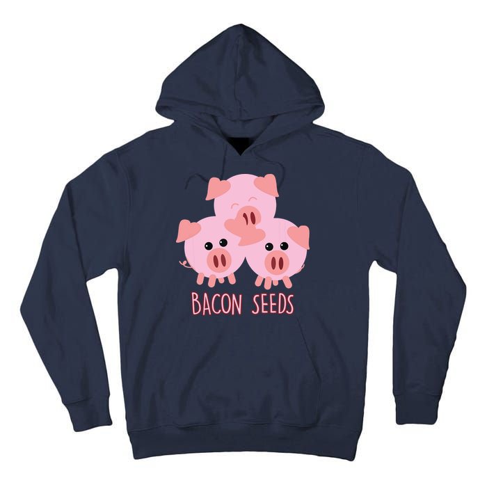 Funny Paleo Keto Bacon Seeds Three Pigs Tall Hoodie