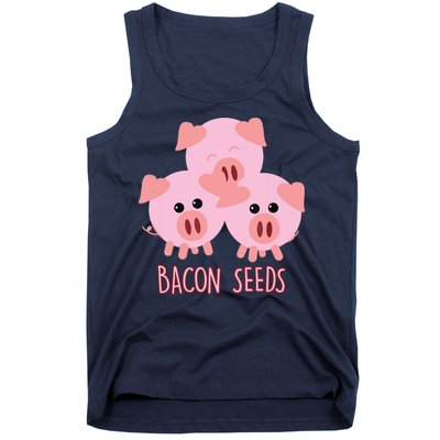 Funny Paleo Keto Bacon Seeds Three Pigs Tank Top