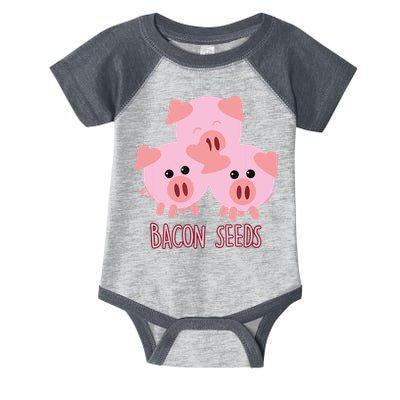 Funny Paleo Keto Bacon Seeds Three Pigs Infant Baby Jersey Bodysuit
