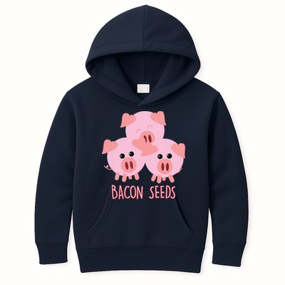 Funny Paleo Keto Bacon Seeds Three Pigs Kids Hoodie
