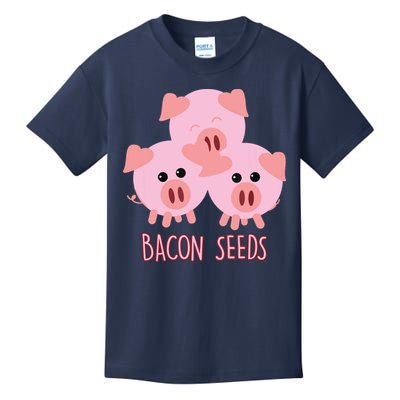 Funny Paleo Keto Bacon Seeds Three Pigs Kids T-Shirt