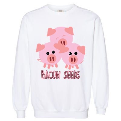 Funny Paleo Keto Bacon Seeds Three Pigs Garment-Dyed Sweatshirt