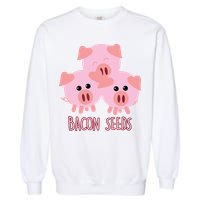 Funny Paleo Keto Bacon Seeds Three Pigs Garment-Dyed Sweatshirt
