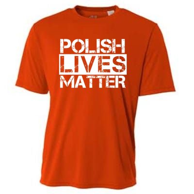 Funny Polish Lives Matter Poland Pride Gift Cooling Performance Crew T-Shirt