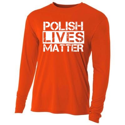 Funny Polish Lives Matter Poland Pride Gift Cooling Performance Long Sleeve Crew