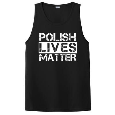 Funny Polish Lives Matter Poland Pride Gift PosiCharge Competitor Tank